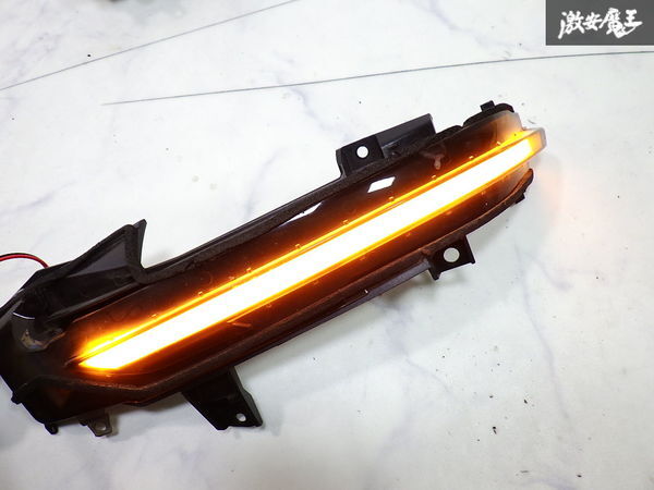 ★保証付★ シーケンシャルウインカー C27 セレナ 用 ドアミラー ウインカー LED スモーク シーケンシャル 左右セット 即納_画像2