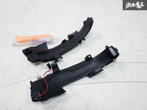 ★保証付★ シーケンシャルウインカー C27 セレナ 用 ドアミラー ウインカー LED スモーク シーケンシャル 左右セット 即納_画像7