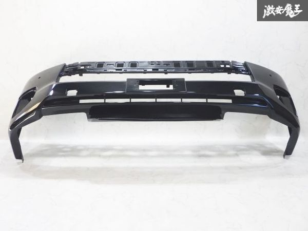 ★塗装済み/新品★ トヨタ 純正 200系 ハイエース 4型~8型 スーパーGL ワイド フロント バンパー 209 ブラックマイカ 52119-26977-C0_画像2