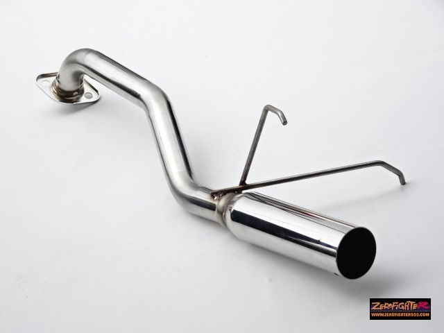 送料C★GK5フィットRSゼロファイター リアピースステンレス ストレートマフラー★JDM USDM GP5 VTECサウンド サーキット L15B_画像5
