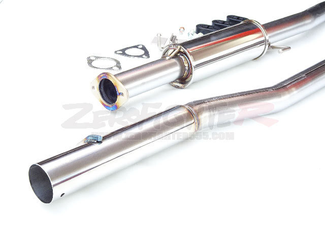 送料H★EF9グランドシビックステンレスセンター出しストレートマフラー★ゼロファイター JDM USDM EF3 直管 環状 civic サーキット_画像5