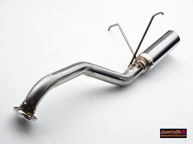 送料C★GK5フィットRSゼロファイター リアピースステンレス ストレートマフラー★JDM USDM GP5 VTECサウンド サーキット L15B_画像3