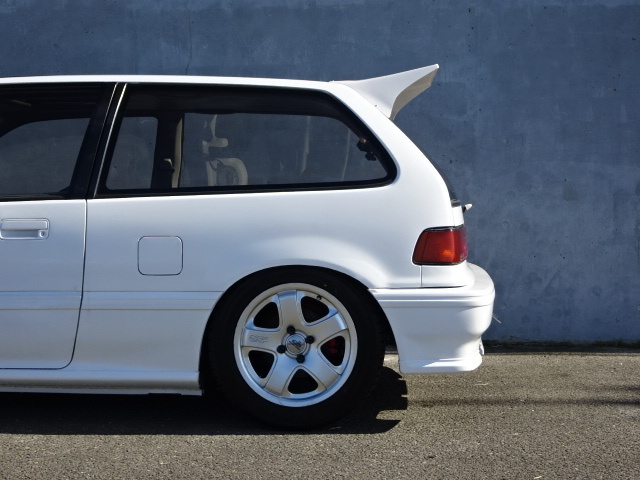 送料G★EF9グランドシビックリアウィングスポイラー★EF3 EF1 USDM JDM 当時物 環状 サーキット 3ドアハッチバック ワンダー civic_画像5