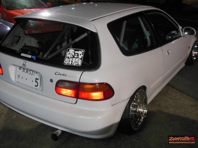 送料メール便★ゼロファイター零式戦闘ロゴステッカー白★JDM EK9 EG6 EF9 EK4 EJ1 EJ7 GK5 DC5 DC2 DB8 EF8 JA4 JDM CL7 タイプR VTEC_画像5