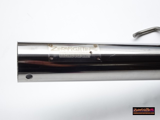 送料C★EK3シビックフェリオゼロファイターリアピースステンレスストレートマフラー★D15B JDM USDM直管環状4ドアEKフェリオ Made in JAPAN_画像5