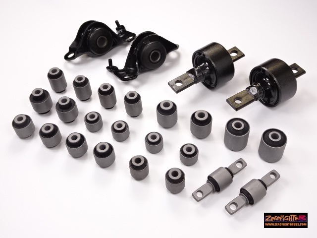 送料B★ゼロファイターEG6足回り強化ブッシュ26PCSコンプリートセット★EG9 EG2 デルソル シビックフェリオ JDM USDM アームブッシュ 車高_画像4