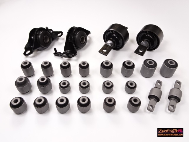 送料B★ゼロファイターEG6足回り強化ブッシュ26PCSコンプリートセット★EG9 EG2 デルソル シビックフェリオ JDM USDM アームブッシュ 車高_画像5