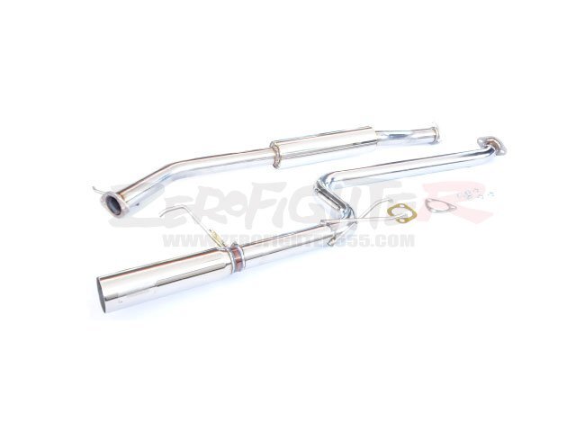 送料G★CL7アコードユーロR ゼロファイターストレートマフラー(右出し)★K20A 直管 センターパイプ リアエンド 競技専用 イベント_画像3