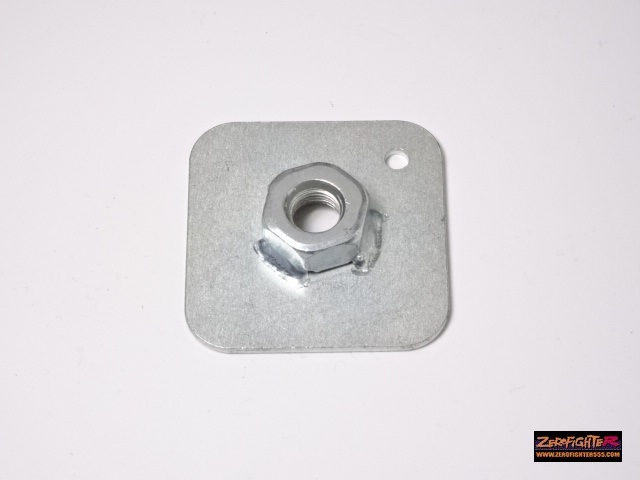 送料メール便★シートベルト用アイボルト専用バックプレート★ナット サーキット レース JDM USDM TAKATA スパルコ サベルト WILLANS タカ_画像2