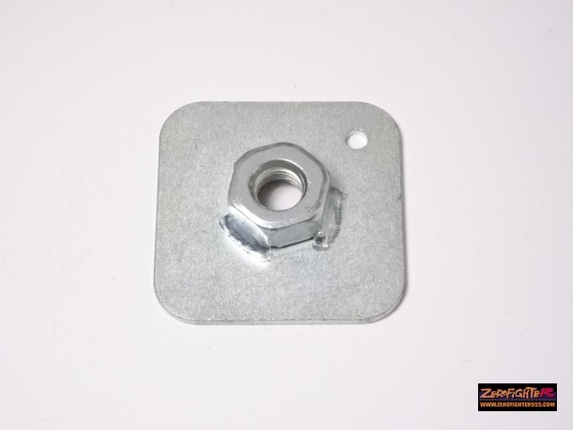 送料メール便★シートベルト用アイボルト専用バックプレート★ナット サーキット レース JDM USDM TAKATA スパルコ サベルト WILLANS タカ_画像3
