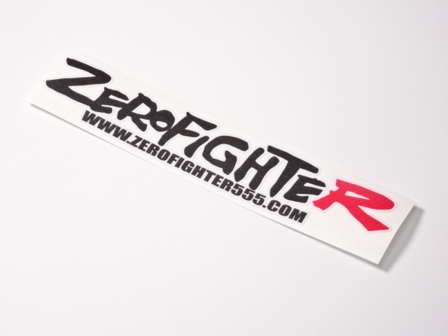 送料メール便★ゼロファイターロゴステッカーW200白黒★EK9 EF9 EG6 シビック DC2 DC5インテグラ タイプR VTEC ホンダGK5 フィット JDM FD2_画像3