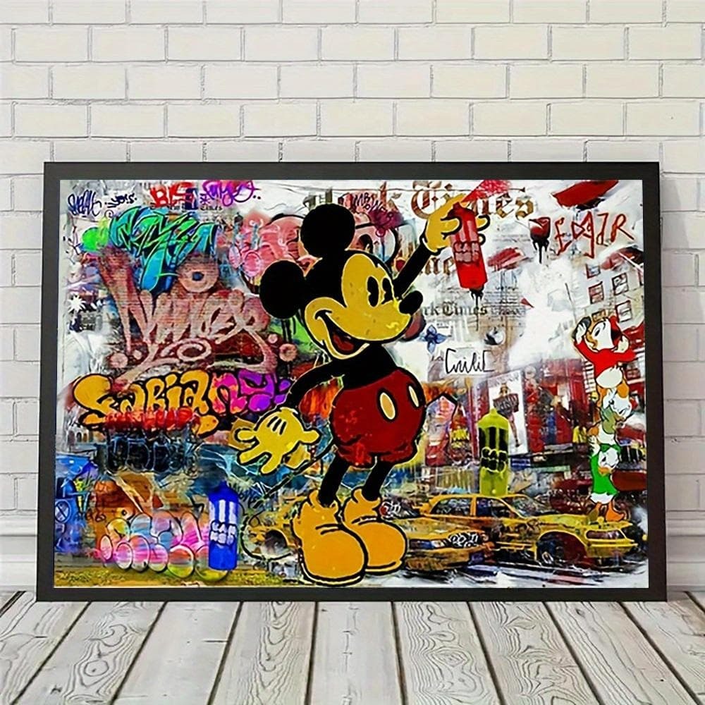 Mickey Mouse　防水加工キャンバスポスター_画像1