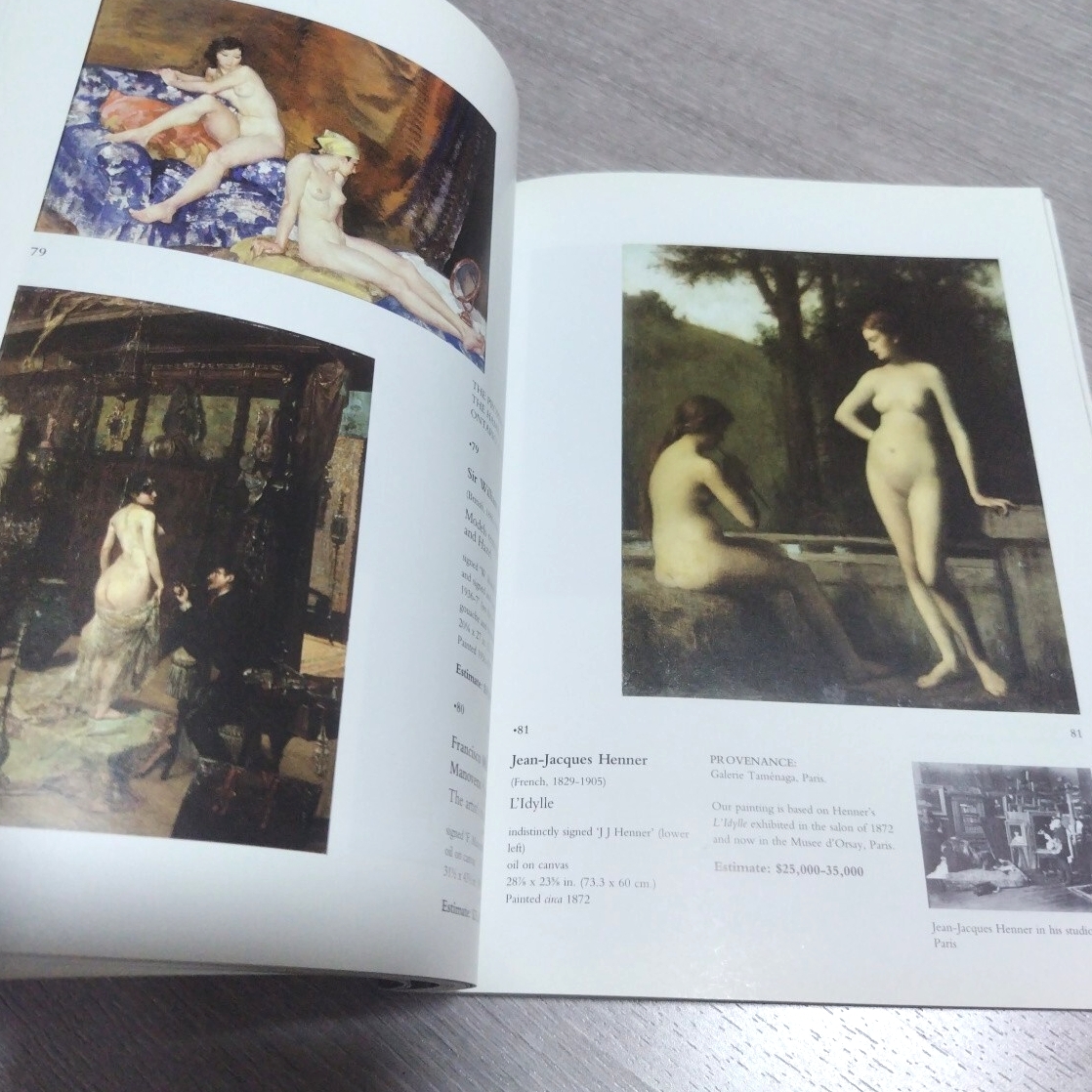 図録 カタログ◆クリスティーズ ニューヨーク オークション 1998/The Age of Elegance Wednesday 11 November 1998/絵画/sskw1_画像5