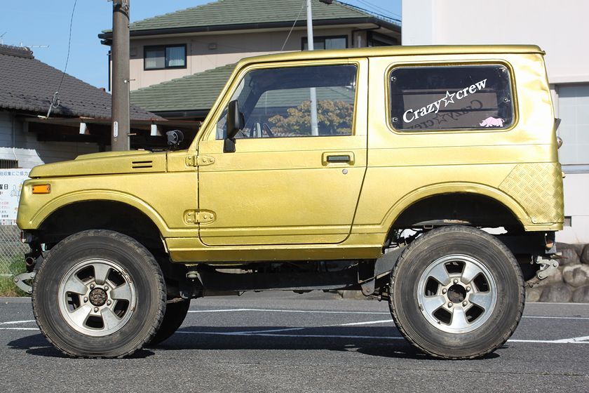 JA11 スズキ ジムニー MTタイヤ マフラー改 足回り改 リフトアップ ETC _画像4