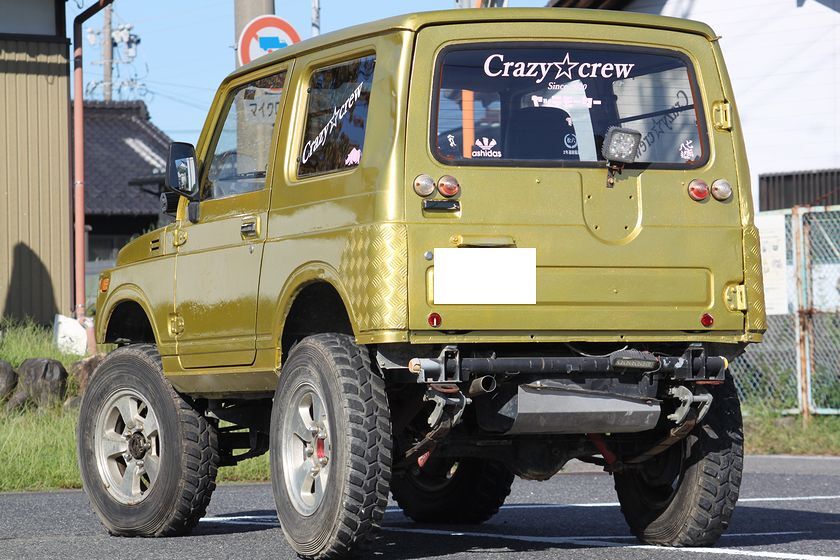 JA11 スズキ ジムニー MTタイヤ マフラー改 足回り改 リフトアップ ETC _画像5