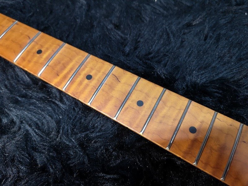 ■価格応談!!★Stratocaster ST Neck Flame Maple 22F ストラト・リプレイスメントネック トラ目 新品・アウトレット特価! G1P21167_画像3