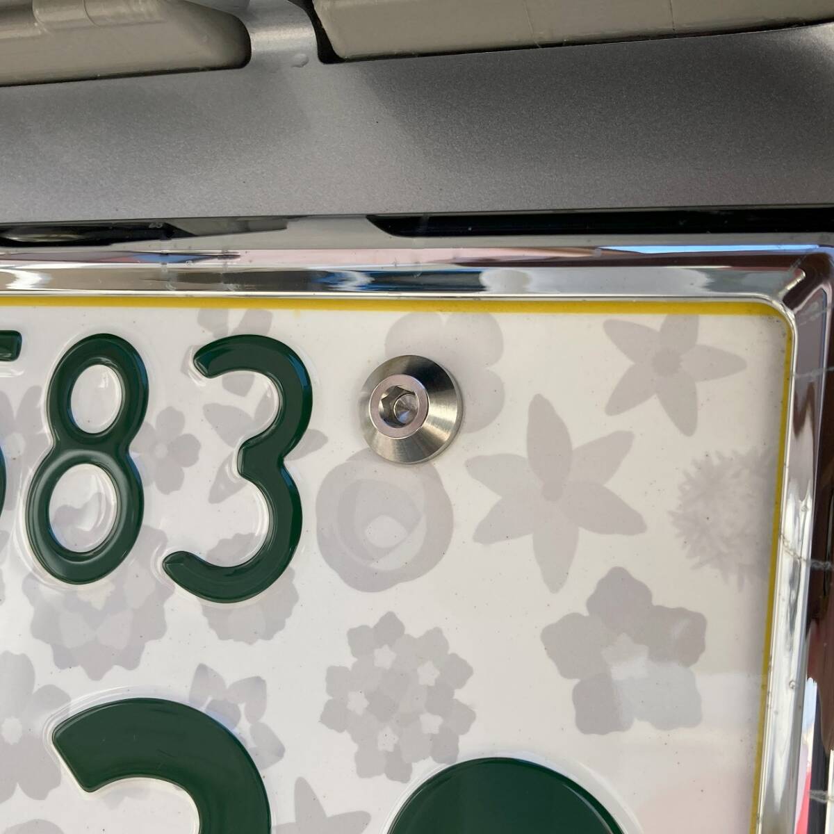 64 titanium M6 P1.0 16mm 4 шт номер болт Ti6Al4V titanium сплав номерная табличка Honda N box NBOX Tanto Hustler Jimny 