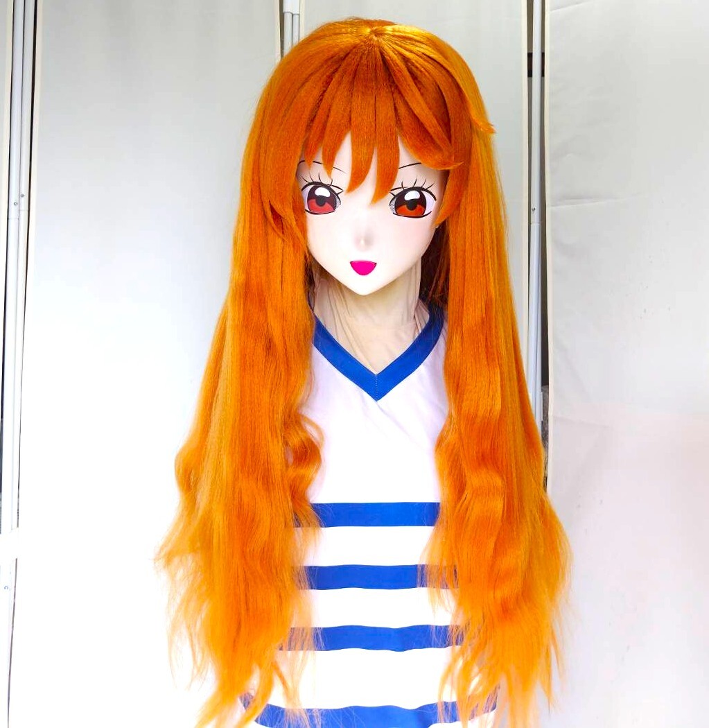 【鍵・衣装・肌タイ割引付全頭面】ナミ　着ぐるみ　マスク　美少女 kigurumi mask_画像1