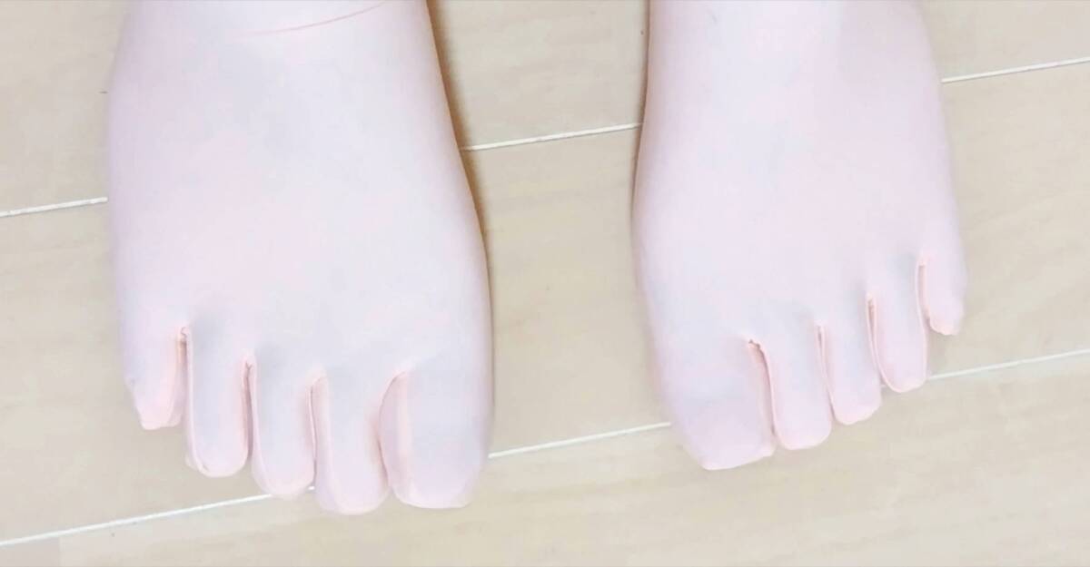 着ぐるみマスク用肌タイツ 白寄りLサイズ ゼンタイ 全身タイツ 美少女 kigurumi mask zentai_画像3