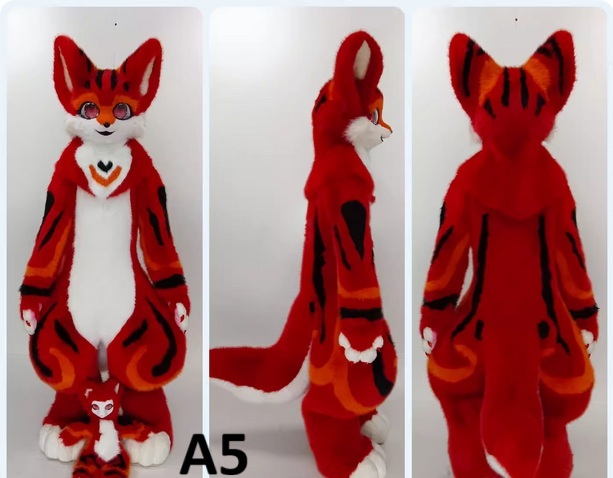 ケモノ着ぐるみ（全身・フルスーツ） 人形付き　マスク fursuit kigurumi cosplay A5_画像1