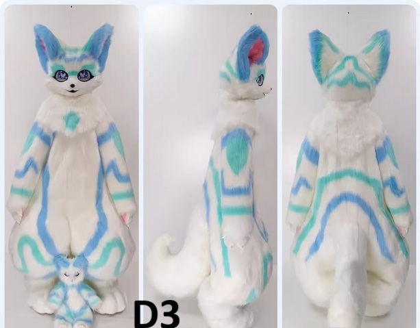 ケモノ着ぐるみ(全身・フルスーツ) 人形付き マスク fursuit kigurumi cosplay D3_画像1