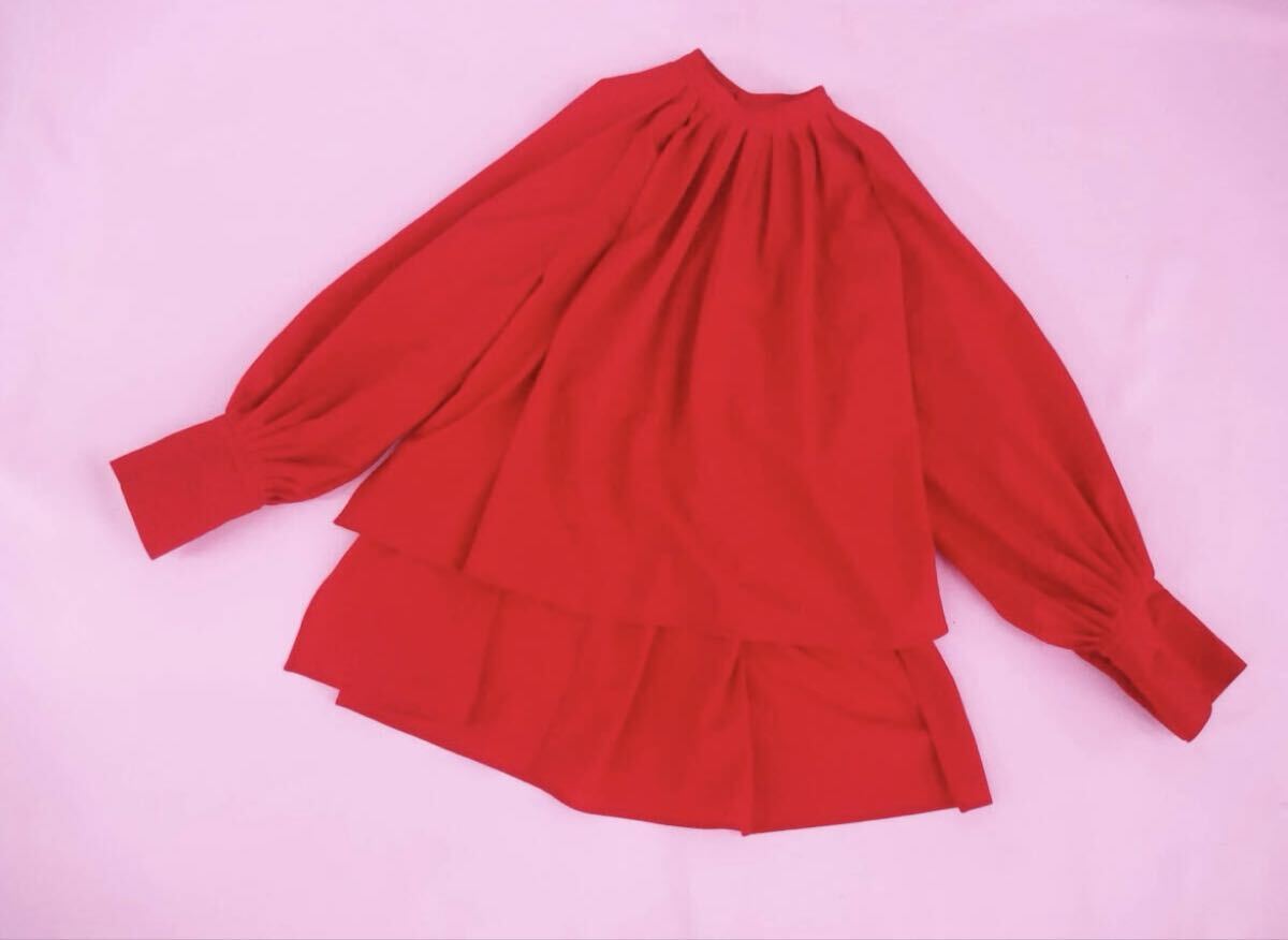  красивый прекрасный товар LE PHILru Phil мягкий блуза туника красный 