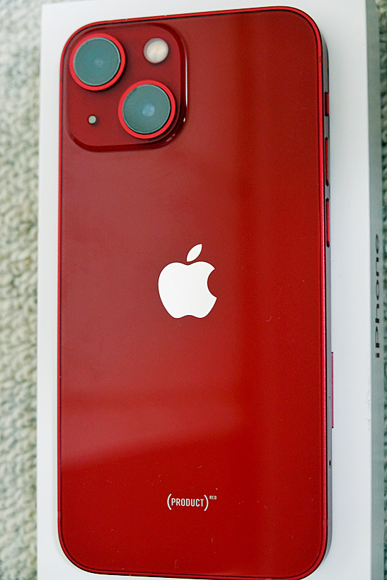 iPhone 13 mini 256GB レッド SIMフリー バッテリー最大容量86％ ☆美品★_画像3