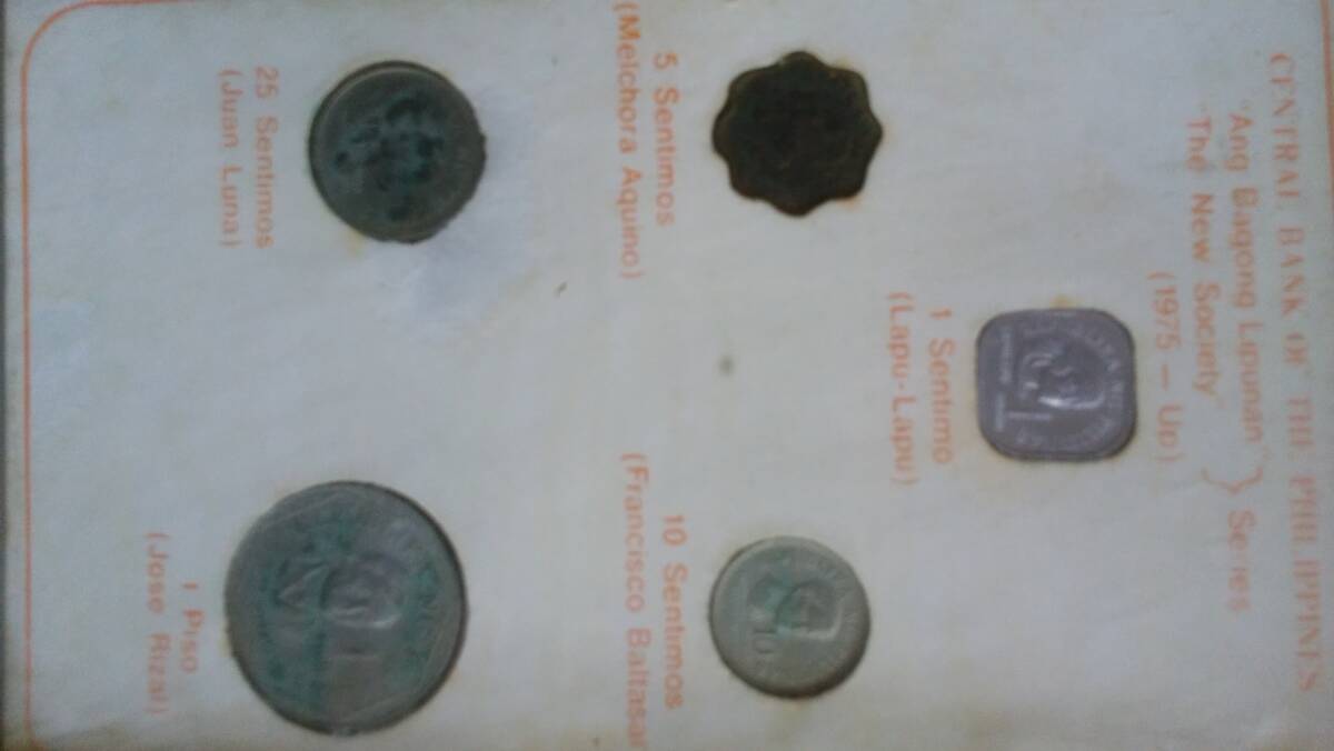 コイン・紙幣 フィリピン 1977年ごろの土産? 並品です Ⅷ_画像6