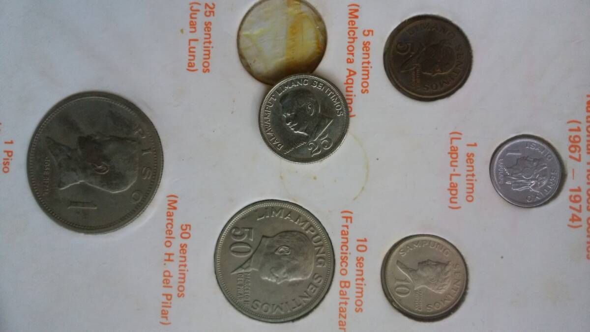 コイン・紙幣 フィリピン 1977年ごろの土産? 並品です Ⅷ_画像7