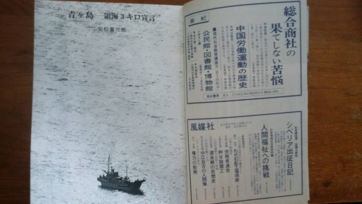 雑誌『現代の眼　1978年7月号　わがアイドル』　良好です　Ⅴ雑誌　グラフ：青ヶ島　竹中労・友川かずき・赤瀬川原平・東陽一・栗原貞子_画像6