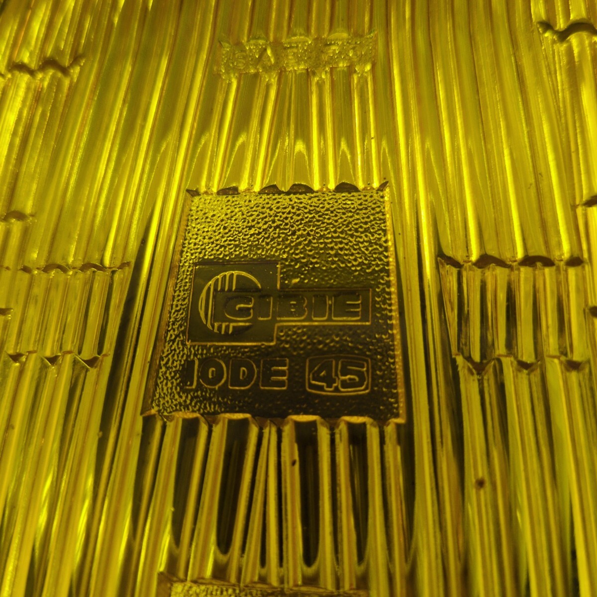 当時物 CIBIE フォグ 12V イエロー 薄型 デュアルカウル シビエ フォグカバー 自動車 バイク フォグランプ ハロゲン_画像3