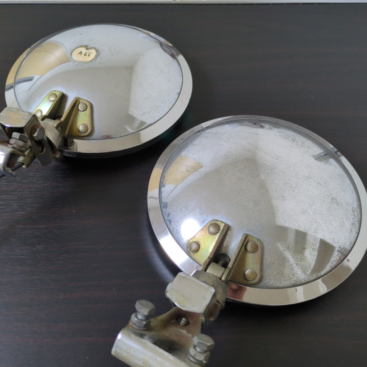 当時物 CIBIE フォグ 12V イエロー 薄型 デュアルカウル シビエ フォグカバー 自動車 バイク フォグランプ ハロゲン_画像6