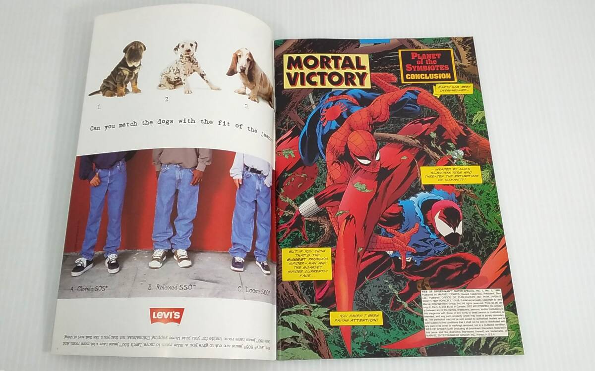 スパイダーマン アメコミ　Web of Spider-Man Super Special #1 / Planet of the Symbiotes マーベルコミック 洋書【D-07】_画像4