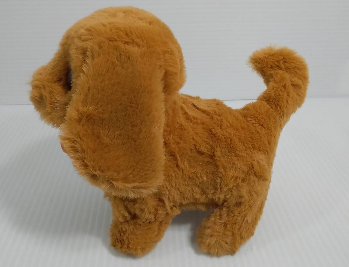トイプードル？ 動くぬいぐるみ 犬　電池式 ピーナッツクラブ ※歩行・鳴き声の動作確認済み・商品説明欄必読ください【D-13】_画像2