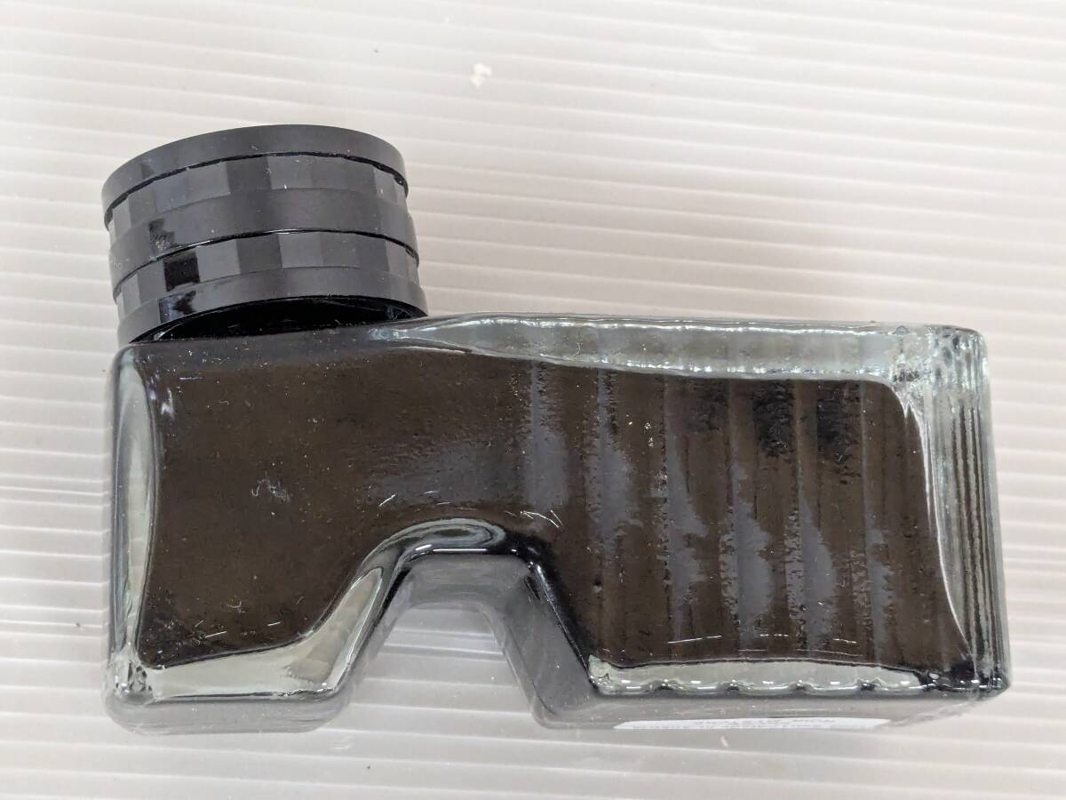 【 未使用? 箱説付き 】 モンブラン MONTBLANC インク 万年筆用 ミステリーブラック 黒 ボトルインク ink fountain pen black 60ml (宮47)_画像4