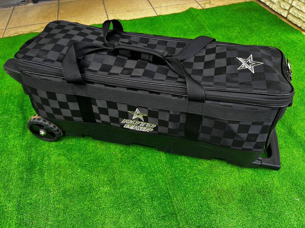 中古）ROTOGRIP/ロトグリップ RB138-DC＜3ボールツアー＞ ブラック / ボーリングバッグ キャリーバッグ_画像5
