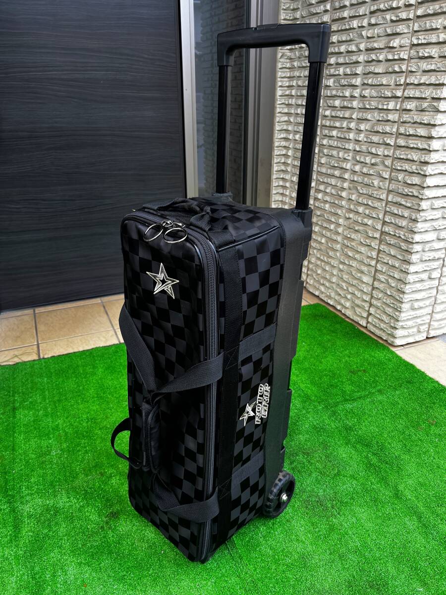 中古）ROTOGRIP/ロトグリップ RB138-DC＜3ボールツアー＞ ブラック / ボーリングバッグ キャリーバッグ_画像1