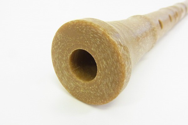 Z1235-00000 美品 無銘 プラスチック製 都山流 尺八 約48cm 一尺六寸 菅尻外径約5cm 約289g 和楽器 現状品③＠_画像4