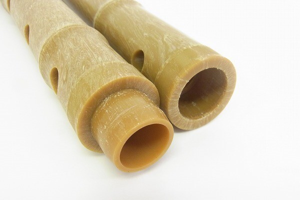 Z1235-00000 美品 無銘 プラスチック製 都山流 尺八 約48cm 一尺六寸 菅尻外径約5cm 約289g 和楽器 現状品③＠_画像5