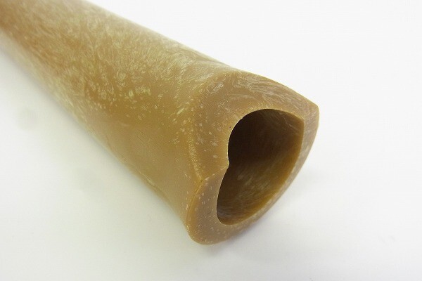 Z1235-00000 美品 無銘 プラスチック製 都山流 尺八 約48cm 一尺六寸 菅尻外径約5cm 約289g 和楽器 現状品③＠_画像6