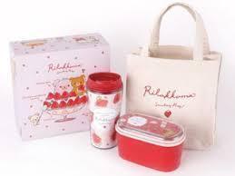 新品☆ローソン 春のリラックマフェア オリジナル リラックマ　ランチケース　タンブラー　トートバッグ　お弁当箱　ランチボックス_画像1