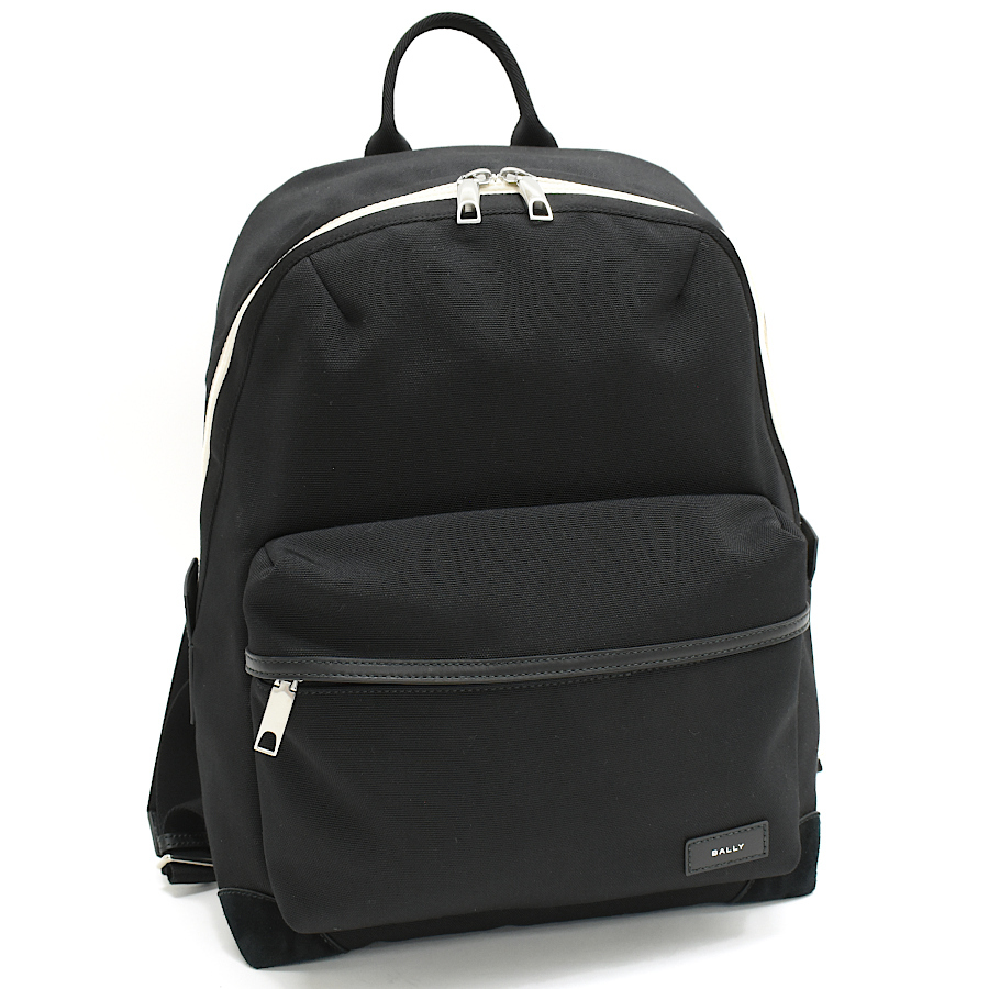 バリー トレッキー バックパック リュックサック ナイロンキャンバス ブラック BALLY TRECKY_画像1