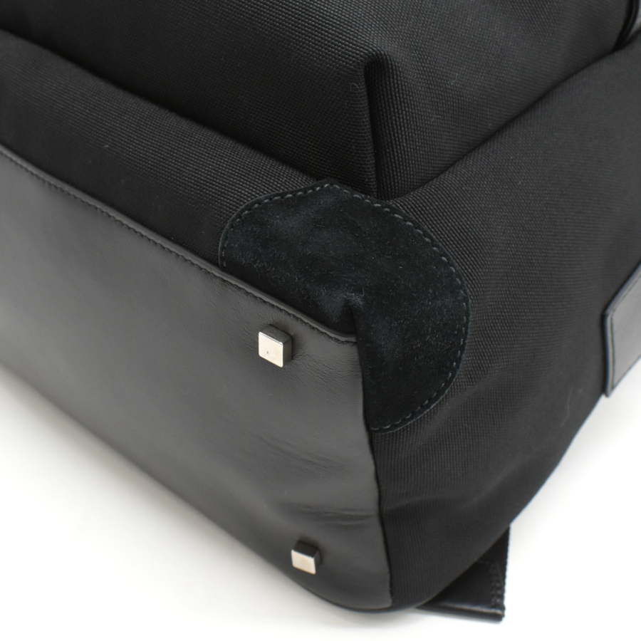 バリー トレッキー バックパック リュックサック ナイロンキャンバス ブラック BALLY TRECKY_画像5