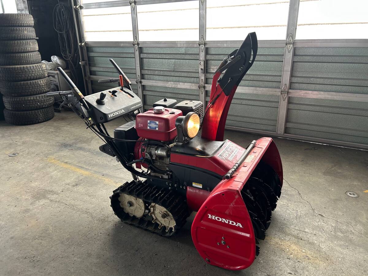ホンダ HSS1170n 除雪機 クロスオーガ HONDA CROSS AUGER レンタルアップ セル一発 絶好調です 家庭用除雪機 11馬力_画像1