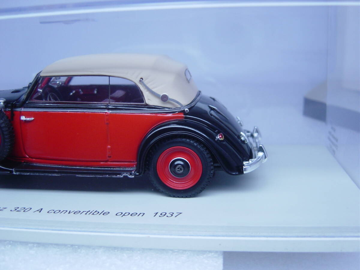 spark 1/43 Mercedes-Benz 320 A Convertible open 1937 メルセデス ベンツ 320Aコンバーチブル_画像3