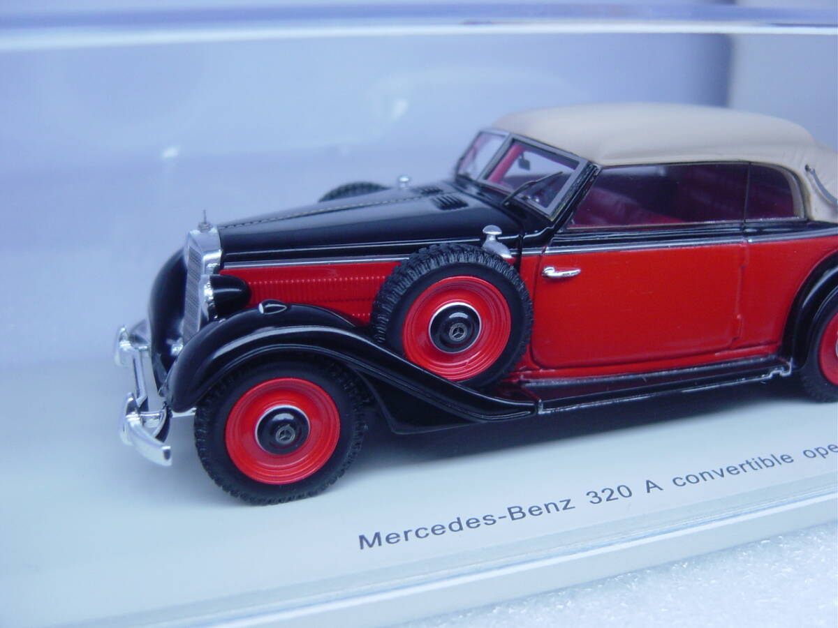 spark 1/43 Mercedes-Benz 320 A Convertible open 1937 メルセデス ベンツ 320Aコンバーチブル_画像2