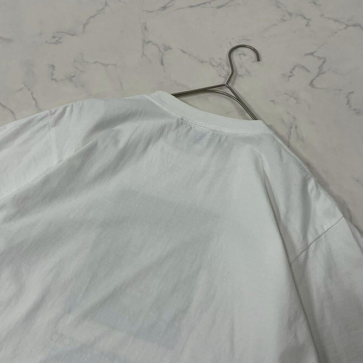 ANDY WARHOL アンディウォーホル ANDY WARHOL KYOTO プリント 京都 入場者限定 リブ クルーネック コットン 半袖 Tシャツ ホワイト L_画像7