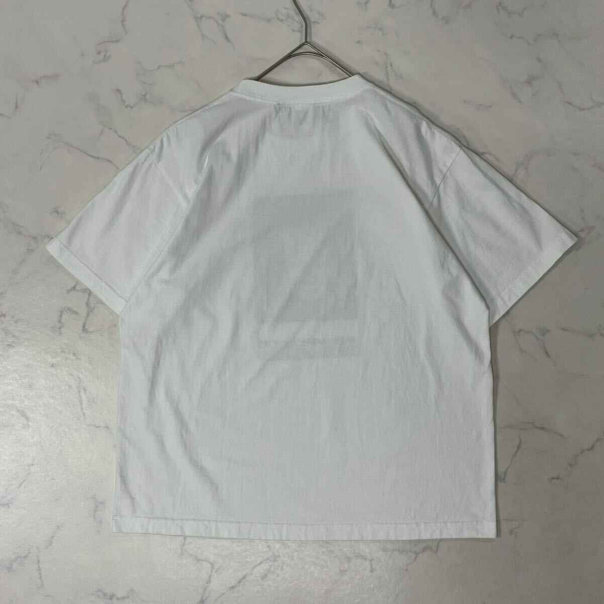 ANDY WARHOL アンディウォーホル ANDY WARHOL KYOTO プリント 京都 入場者限定 リブ クルーネック コットン 半袖 Tシャツ ホワイト L_画像8