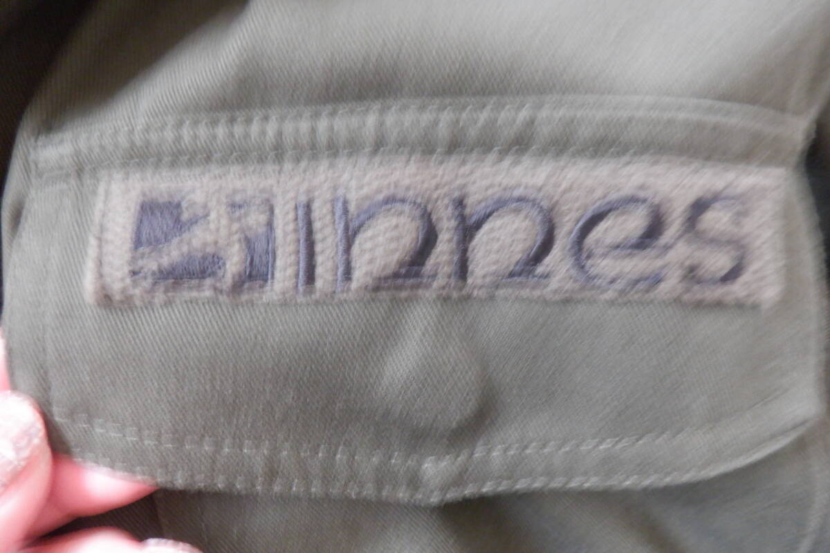 Binnes ミリタリージャケット カーキ スケートボード サイズS 古着 _画像4