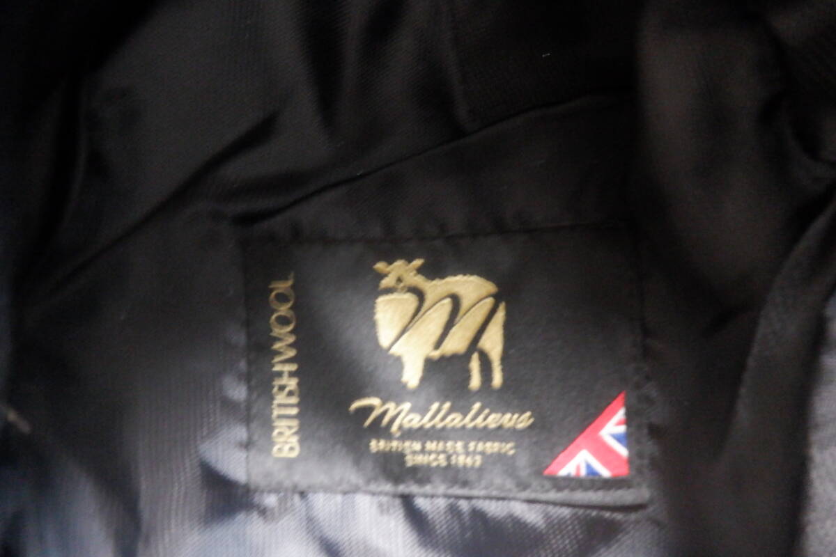 ハンチング 帽子 ウール ハンチング帽 チェック柄 グリーン×グレー メンズ 未使用 定価4400円_画像6